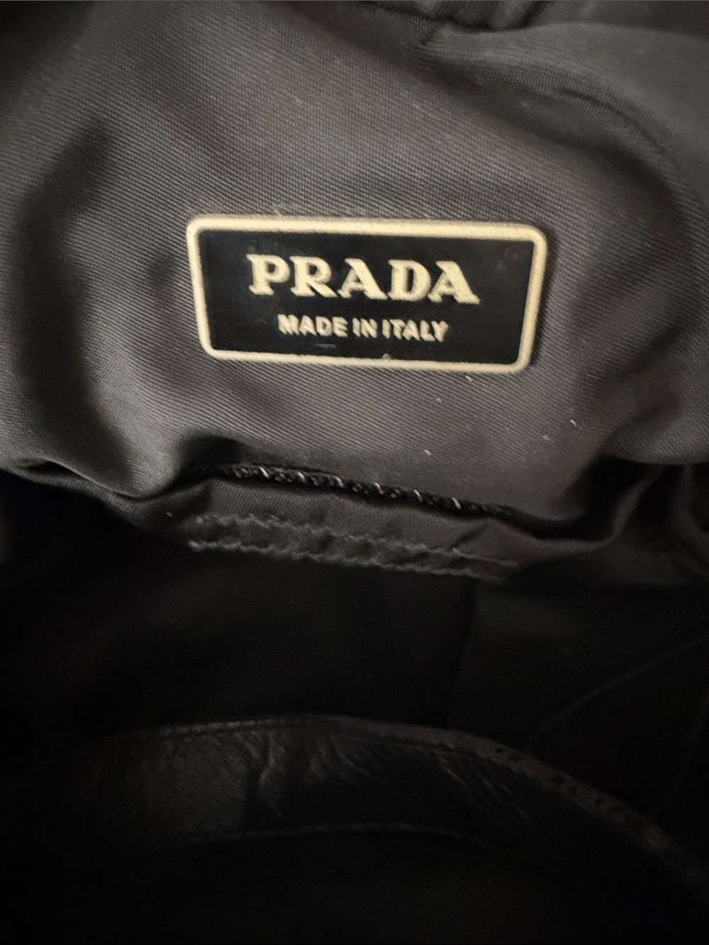 Prada Black Nylon/Saffiano leather trim Laptop Briefcase with Shoulder Strap - Picture 8 of 12